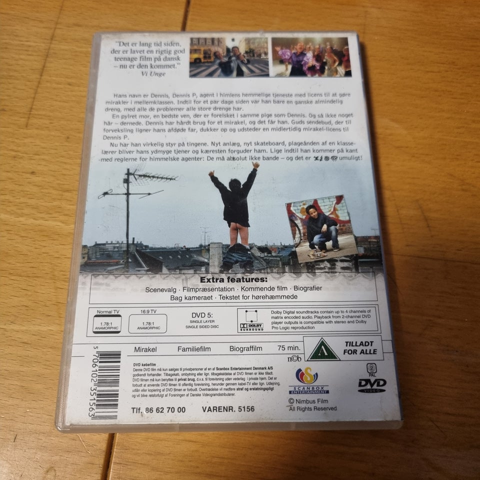 Mirakel, DVD, familiefilm