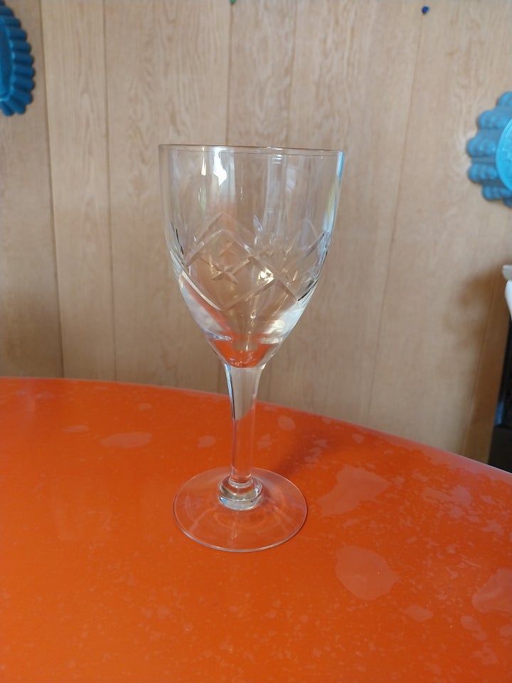 Glas, Ulla rødvinsglas højde 18 cm, Holmegaard Glasværk