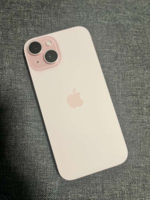 iPhone 15, 256 GB, pink, God, Jeg sælger min IPhone 15, som intet fejler. Ingen tegn på brug og købt