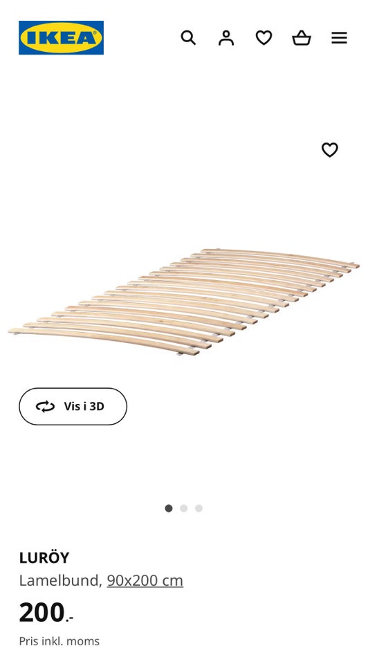 Sengeramme, IKEA