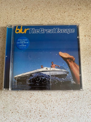 Blur: The Great Escape, pop, Cd og cover i perfekt stand. Jeg sender gerne, men det er køber, der be