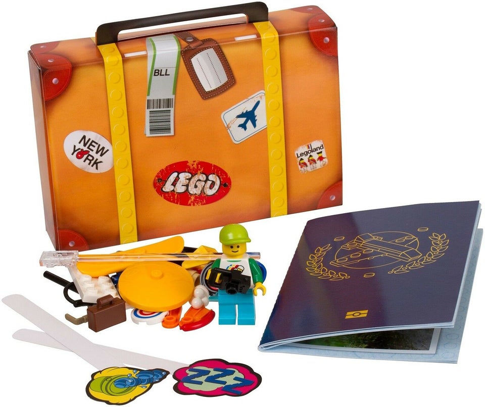 Lego Exclusives, 5004932 Travel Building Suitcase UÅBNET