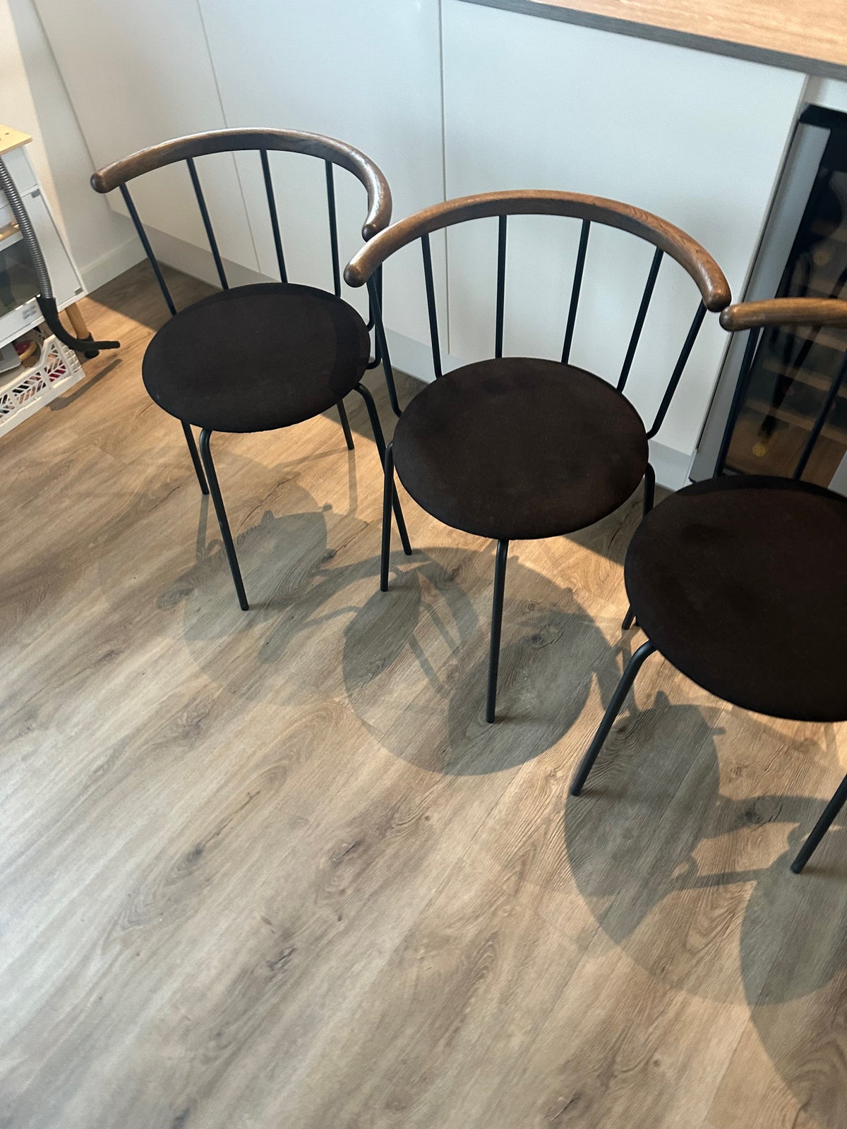 Spisebord m/stole, Mangotræ og jern, House doctor &