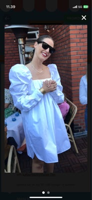 Brudekjole, Calvin Klein, str. 36, Bomuld, God men brugt, Super flot hvid kjole, kan bruges som brud