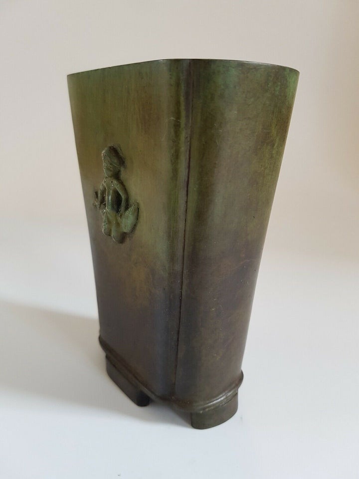 Just Adersen bronze vase, Bronze