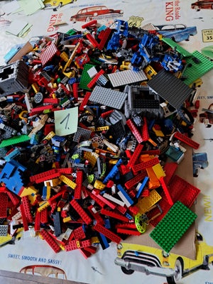Lego blandet, 8,1 kg blandede klodser, SE FOTO,  ikke nyvasket, afhentes I Herning,  kan evt sendes