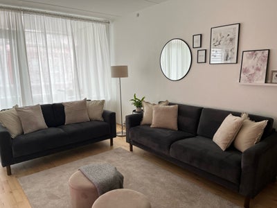 Sofa, stof, anden størrelse , Ilva, 3 pers og 2 pers sofa fra Ilva sælges samlet. 
Brugt i mindre en