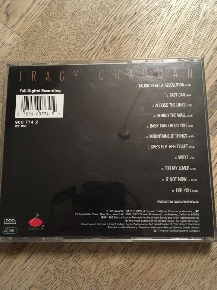 Tracy Chapman: Tracy Chapman, rock