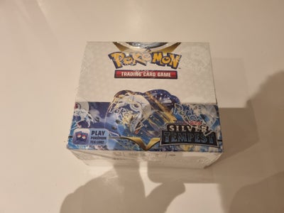 Samlekort, Sword & Shield Silver Tempest Booster Box, Ny og forseglet Pokémon Sword & Shield Silver 