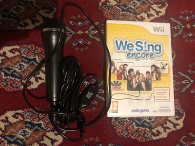 We sing+Mikrofon, Nintendo Wii, We sing

med Mikrofon- er godt nok til guitar hero, men virker også 
