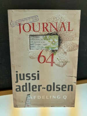 Journal 64, Jussi Adler-Olsen, genre: krimi og spænding, Vanvittig spændende krimi der river op i ga