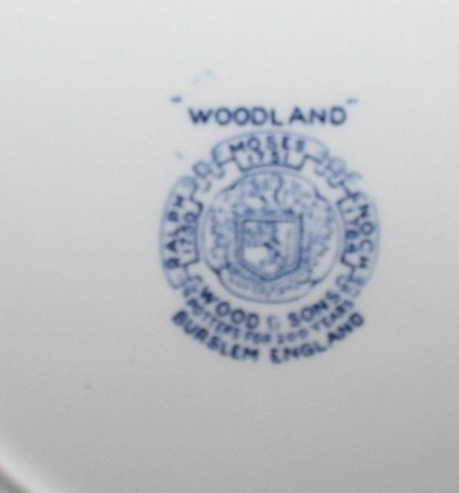 Porcelæn 3 Tallerkener Woodland