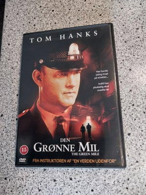 Den Grønne Mil, DVD, drama, Drama fra 1999
Med bla Tom Hanks 
Original dvd med fin disc fin stand 
M