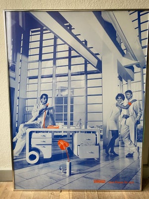 Plakater, motiv: Vintage, b: 60 h: 80, 2 stk. super cool originale Infotec reklameplakater i alu-ram