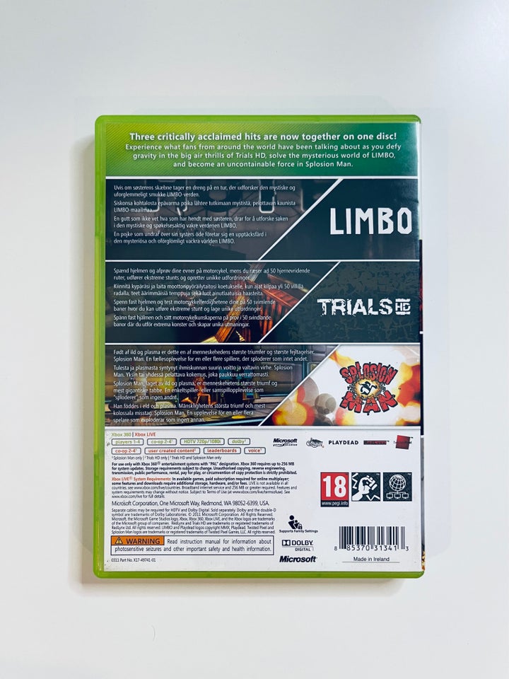 Triple Pack, Trials HD, Limbo