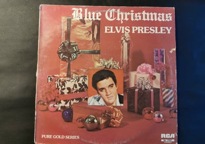 LP, Elvis Presley, Blue Christmas, Rock, STAND: Meget flot vinyl, få overfladiske hairlines, uden be