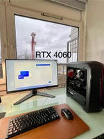 Andet mærke, RTX 4060 gamer pc, I3 13100f Ghz