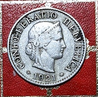 Vesteuropa, mønter, 1921