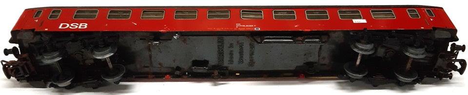 Modeltog, Märklin DSB rød B passagervogn, skala H0
