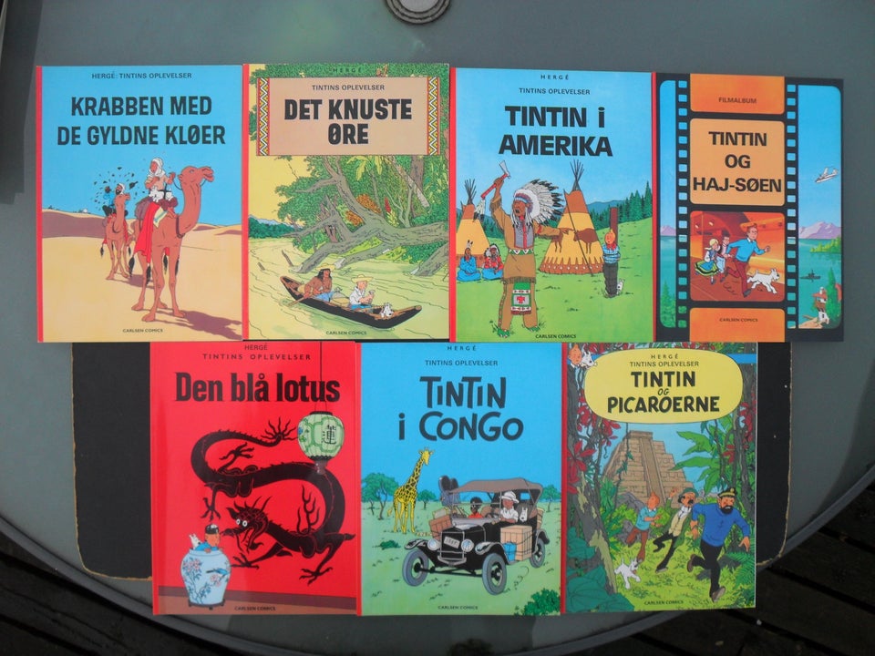 TINTIN NR. 1-23 KOMPLET, HERGE, Tegneserie