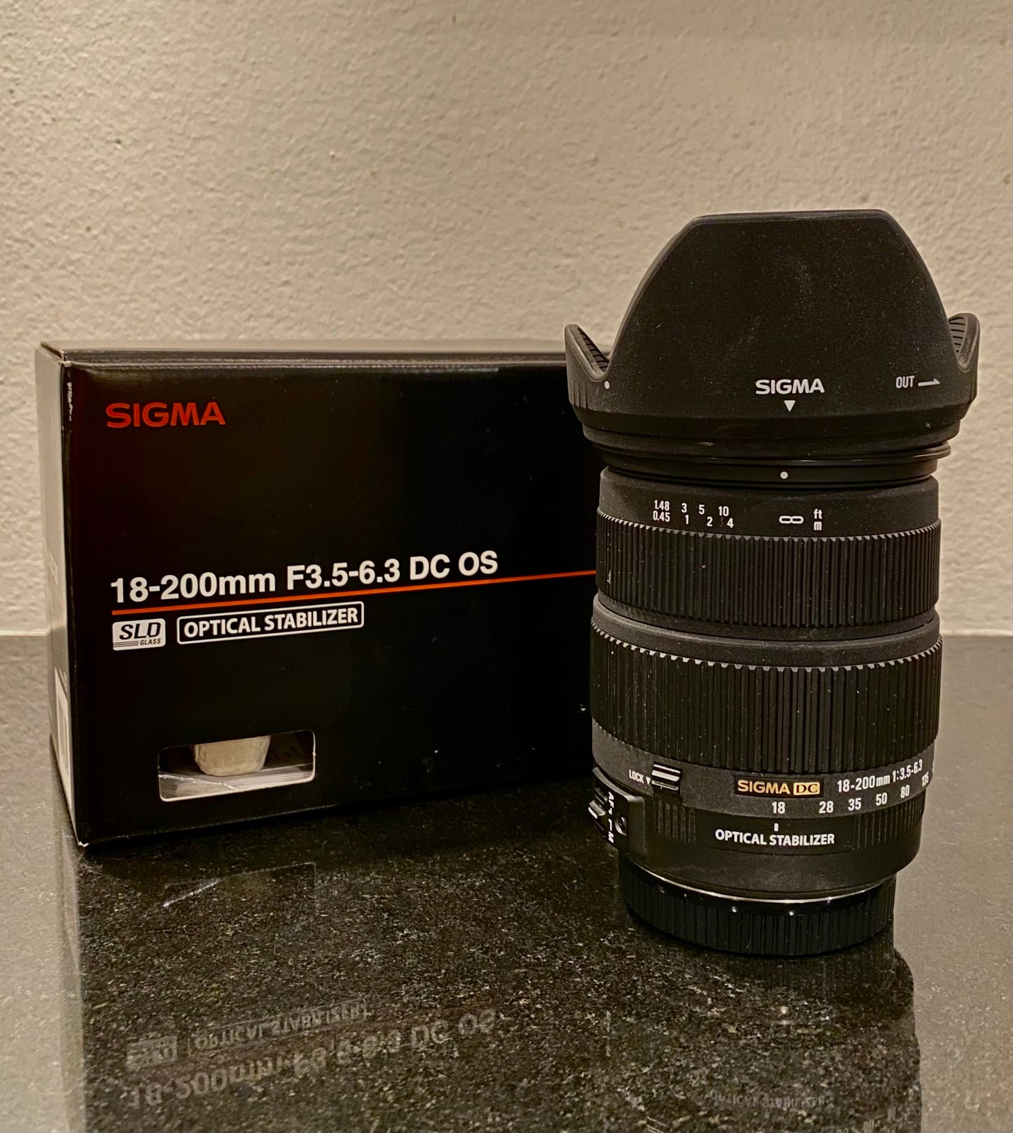 zoom, Sigma, 18-200 F3.5-6.3 DC OS – dba.dk – Køb og Salg af Nyt