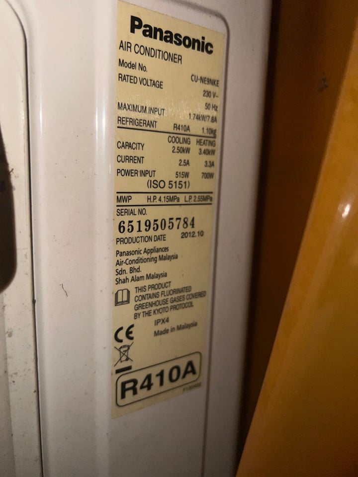 Varmepumpe, Panasonic