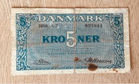 Danmark, sedler, 5 kr