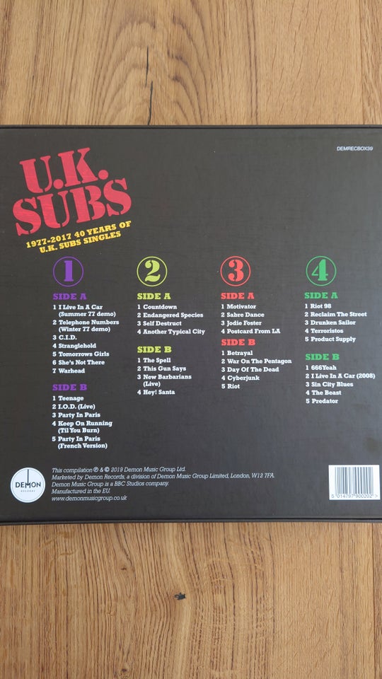 LP, U.K. Subs, 1977-2017 40 years of (Singles)