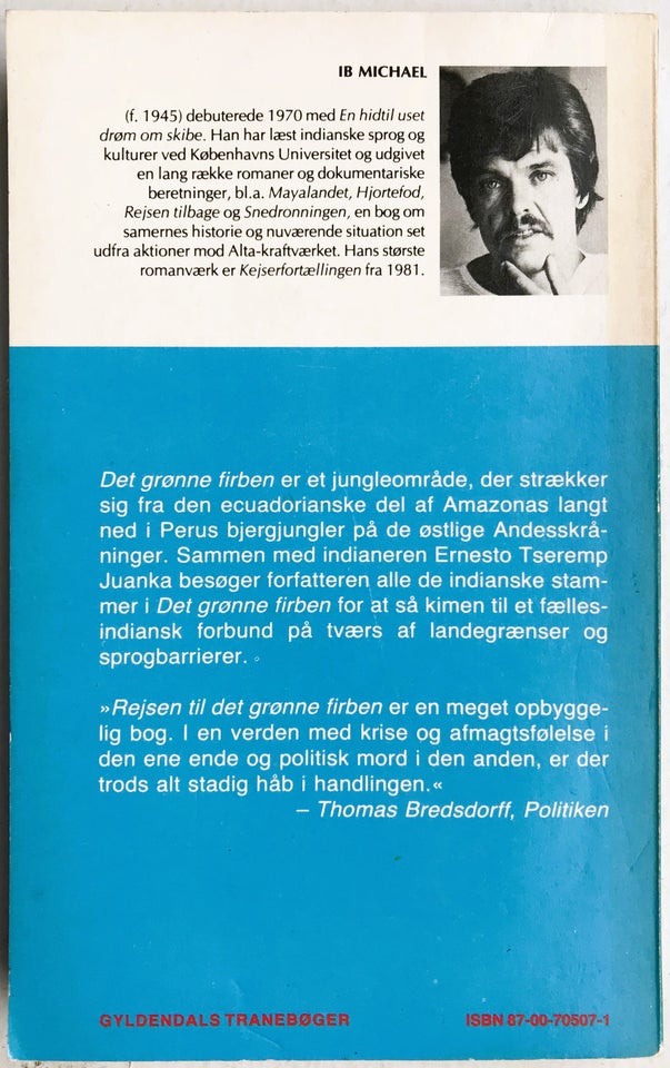 Rejsen til det grønne firben, Ib Michael, genre: biografi