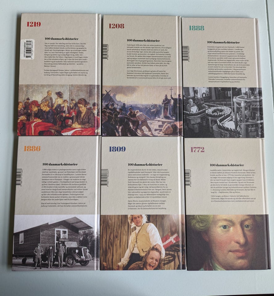 100 Danmarkshistorier, Aarhus Universitetsforlag, emne: