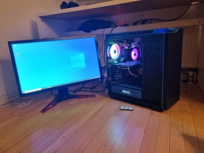 Selvbyg, Ryzen 5600X, RTX 2060, 32gb ram, Gamer PC, Super flot gamer PC sælges inklusiv 27" 144hz ga