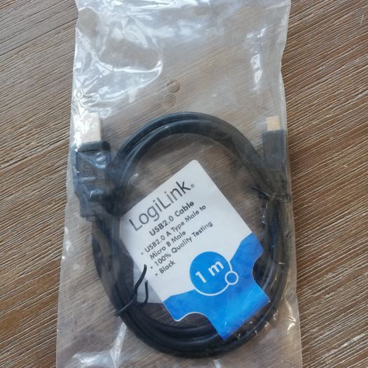 Logilink Usb 2.0A Male to micro B male (Ny) , Logilink, USB 2.0