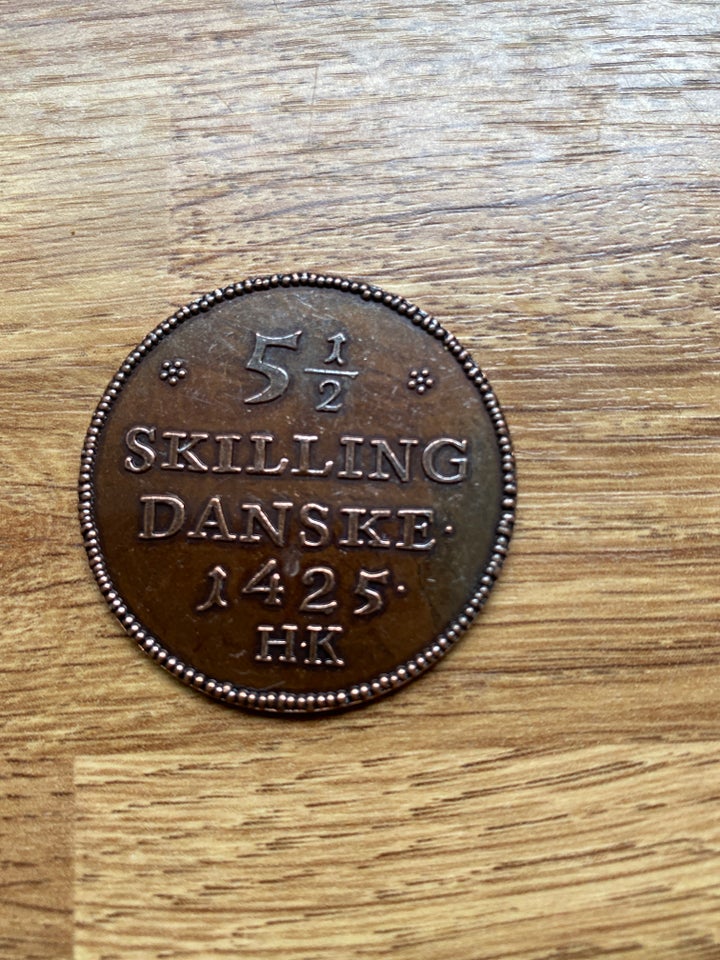 Danmark, medaljer, 5,5 Skilling