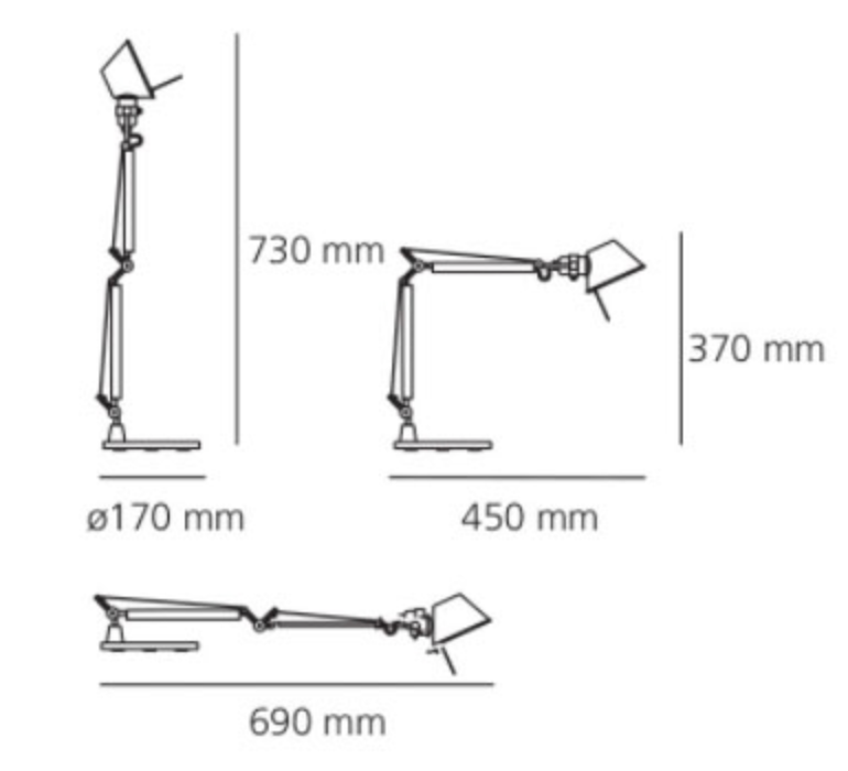 Skrivebordslampe, Arteminde