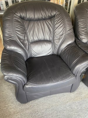 Sofa, læder, Roller, 4 år gammel lædersofa, nypris 15.000 kr. stor sofa og lænestol. 

