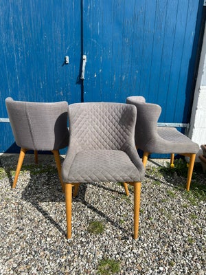 Eget design, stol, Jeg sælger 7 grå spisebordsstole fra Dan Form. De har set bedre dage og derfor de