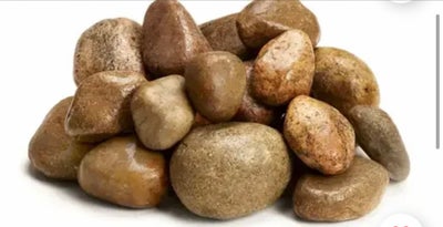 Pigsten, 600-800kg, Pigsten /små sten i størrelserne 80-120 mm. 

Står klar i en maxibag på pallen p