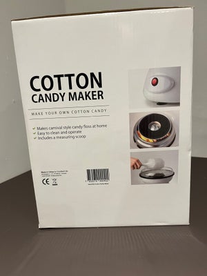 Candyfloss maskine, KitchPRO, Lille nem candyfloss maskine, brugt en gang