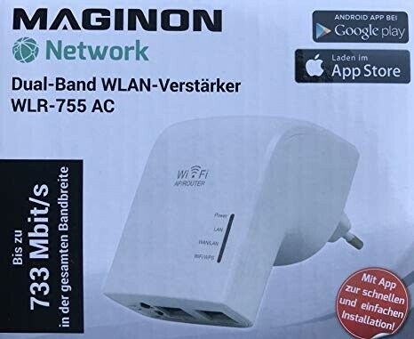 Router, wireless, Maginon WiFi Range Extender – dba.dk – og Salg af Nyt og Brugt