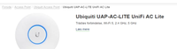 Ubiquiti UAP-AC-LITE UniFi AC Lite, Ubiquiti, Perfekt