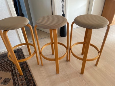 Barstol, 3 barstole fra Georg Petersens, møbelfabrik, sælges samlet