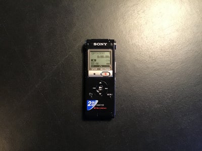 Diktafon, Sony, ICD-UX200 , Perfekt, Perfekt -nærmest ubrugt
