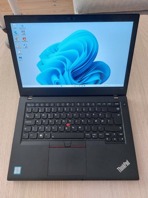 Lenovo Thinkpad T480 thunderbolt, 8 GB ram, 256GB nvme m.2 SSD GB harddisk, Perfekt, 100% i perfekt 