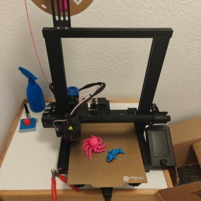 3D Printer, Creality, Ender 3 v2 neo, God, Bruger den ikke mere kom med bud
Følger med 1 filament pi