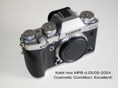 Fuji, X-T3 /Silver, samt L-Bracket, Perfekt, Absolut i flot stand – købt hos MPB 03-05-2024 - Cosmet