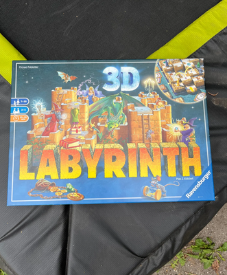 3D Labyrinth, brætspil, Komplet. God stand.