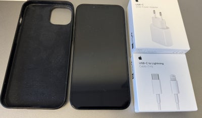 iPhone 14, 128 GB, sort, Perfekt, 	
Som ny, ingen ridser eller mærker. Altid haft cover og Panzergla