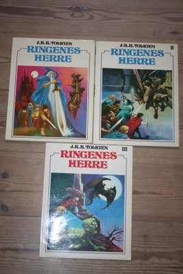 Ringenes herre 1 - 3, Tegneserie, Tolkiens mesterværk som tegneserie : Winthers forlag 1979 - 1980. 