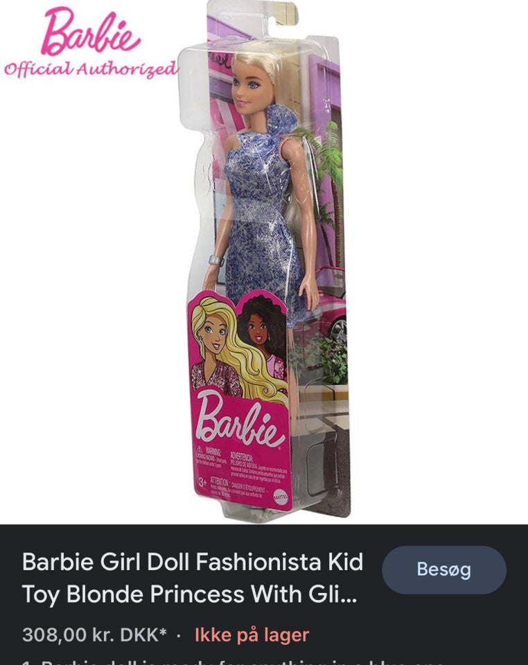 Ny Barbie dukke i æske nypris 308 – dba.dk – og Salg Nyt Brugt