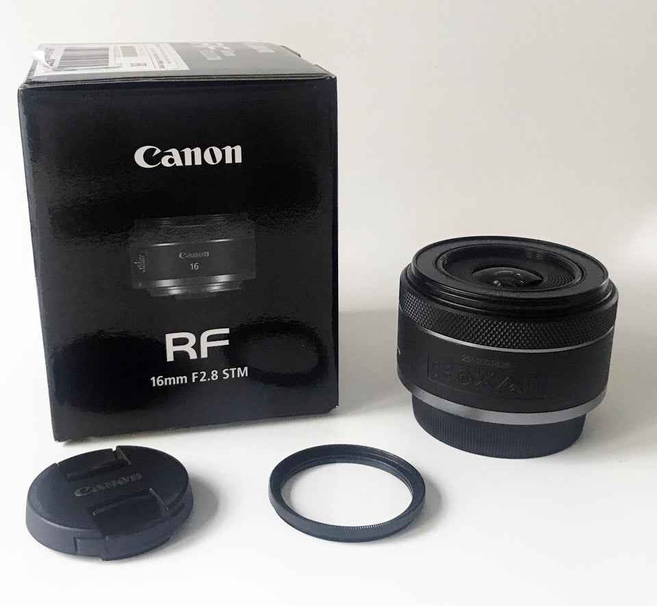 Primelinse, Canon, RF 16mm F2.8 STM – dba.dk – Køb og Salg af Nyt og Brugt